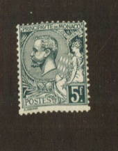 MONACO 1901 Definitive 5fr Grey-Green. - 78927