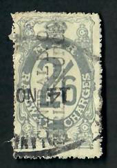 NEW ZEALAND 1925 Railway Charges 2/6 Grey. Perf 15x14. Overprint Central B O Christchurch. - 79123 - Used