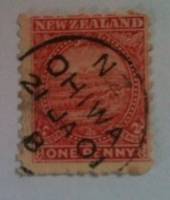 NEW ZEALAND Postmark Palmerston North MANGATERA. H Class cancel on Geo 6th on piece. Full strike. - 79161 - Postmark