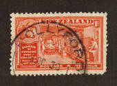 NEW ZEALAND Postmark Invercargill HOLLYFORD. J Class cancel on 1936 Chamber of Commerce. - 79301 - Postmark