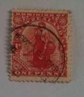 NEW ZEALAND Postmark Dunedin HORSESHOE BEND. A Class cancel on 1d Dominion. - 79302 - Postmark
