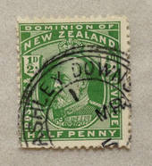 NEW ZEALAND Postmark Dunedin ASHLEY DOWNS. H Class cancel on Edward 7th. Brilliant strike. - 79314 - Postmark