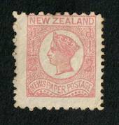 NEW ZEALAND 1873 Newspaper ½d Pale Dull Rose. Watermark NZ. Perf 10x12½. - 79392 - Mint