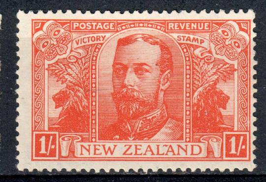 NEW ZEALAND 1920 Victory 1/- Orange. - 79437 - UHM
