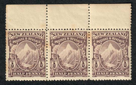 NEW ZEALAND 1898 Pictorial ½d Purple in mint never hinged. Perfect. CP E1a. - 79454 - UHM