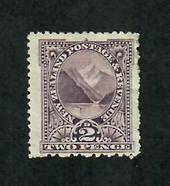 NEW ZEALAND 1898 Pictorial 2d Dull Purple. Mixed Perf. Perf 11 used to correct Perf 14 inaccuracies. - 79731 - LHM