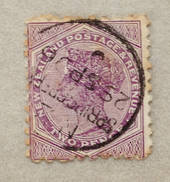 NEW ZEALAND Postmark bLENHEIM SPRING CREEK. A Class cancel on 2d Second Sideface. - 79897 - Postmark