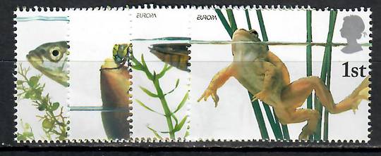 GREAT BRITAIN 2001 Pond Life. Set of 6. - 80366 - UHM