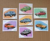 LAOS 1987 Cars. Set of 7. - 80689 - UHM