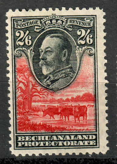 BECHUANALAND 1932 Geo 5th Definitive 2/6 Black and Scarlet. - 8134 - Mint