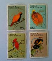 PAPUA NEW GUINEA 1970 Fauna Conservation. Birds of Paradise. Set of 4. - 81462 - UHM