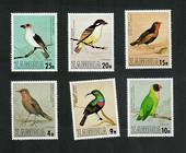 ZAMBIA 1977 Birds. Set of 6. - 81486 - UHM