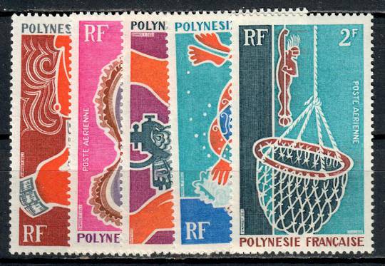 FRENCH POLYNESIA 1970 Pearl Diving. Set of 5. Very lightly hinged. - 81831 - LHM