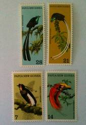 PAPUA NEW GUINEA 1973 Birds of Paradise. Set of 4. - 81853 - UHM