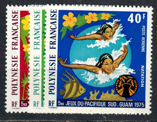 FRENCH POLYNESIA 1975 5th South Pacific Games. Set of 2. - 82312 - UHM