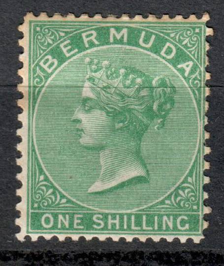 BERMUDA 1865 Definitive 1/- Green. - 8242 - Mint