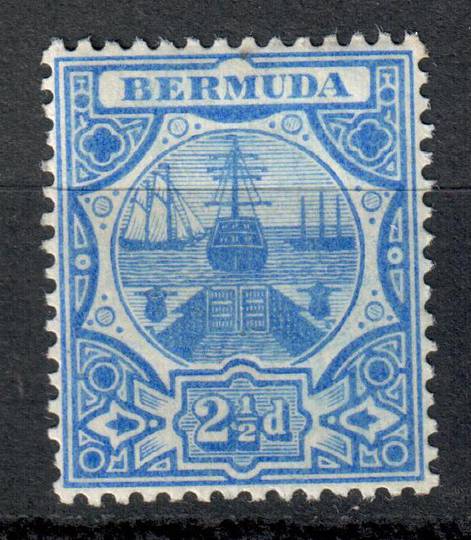 BERMUDA 1906 Definitive 2½d Blue. Very lightly hinged. - 8245 - LHM