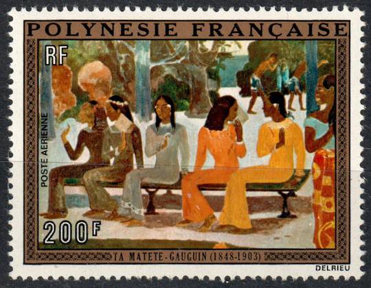 FRENCH POLYNESIA 1973 125th Anniversary of the Birth of Gauguin. - 82628 - LHM