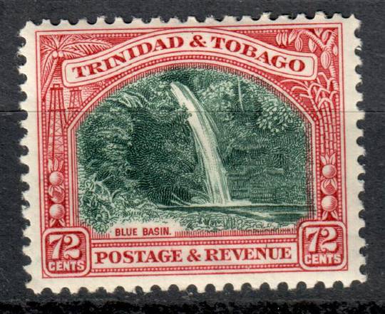 TRINIDAD & TOBAGO 1935 Definitive 72c Myrtle-Green and Carmine. - 8263 - UHM
