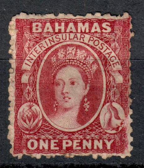 BAHAMAS 1863 Definitive 1d Lake. Perf 11½. - 8271 - Mint