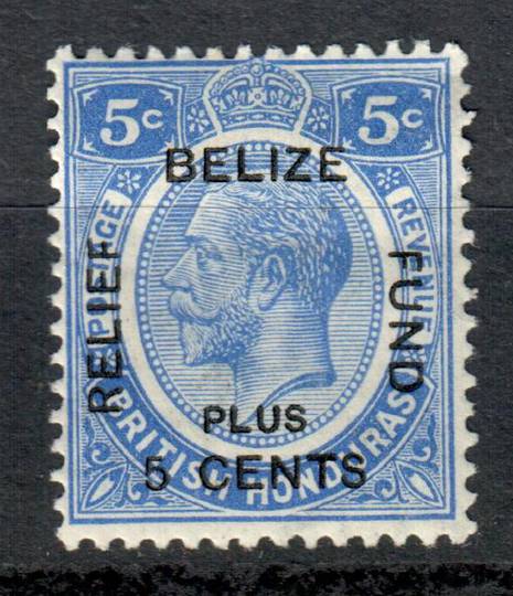 BRITISH HONDURAS 1932 Belize Relief Fund 5c+15c Ultramarine. - 8275 - Mint