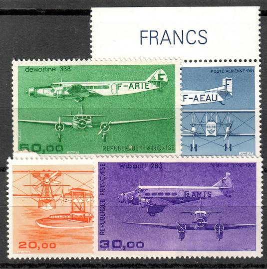 FRANCE 1984 Aeroplanes. Set of 4. - 83457 - UHM