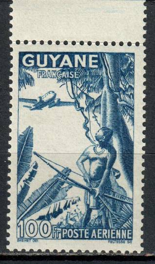 FRENCH GUIANA 1947 Unlisted airstamp 100fr Blue. Compatible with the 1947 set or later. - 83465 - UHM