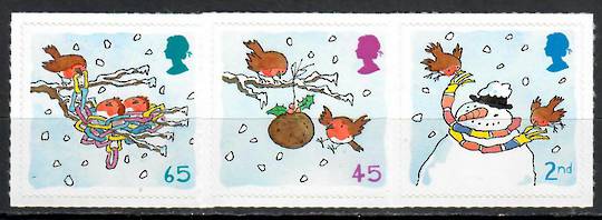 GREAT BRITAIN 2001 Christmas. Set of 5. Self adhesive. - 84023 - UHM