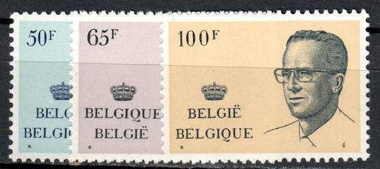 BELGIUM 1981 Definitives. Set of 3. - 84311 - UHM