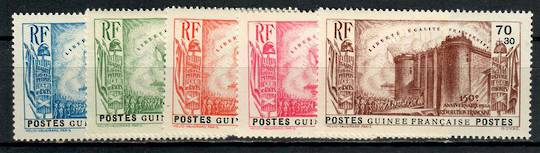 FRENCH GUINEA 1939 150th Anniversary of the French Revolution. Set of 5. - 84362 - Mint
