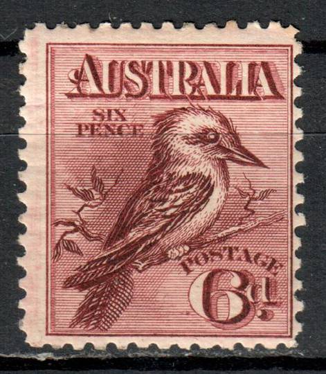 AUSTRALIA 1913 Definitive Kookaburra 6d Claret. - 8602 - UHM