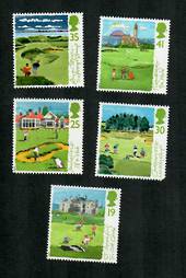 GREAT BRITAIN 1994 Scottish Golf Courses. Set of 5. - 88199 - UHM