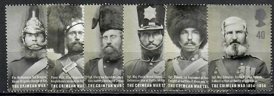 GREAT BRITAIN 2004 150th Anniversary of the Crimean War. Set of 6. - 88335 - UHM