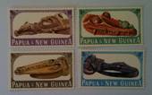 PAPUA NEW GUINEA 1965 Sepik Canoe Prows. Set of 4. - 89064 - UHM