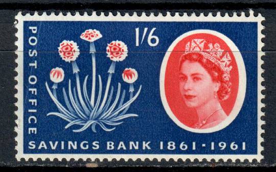 GREAT BRITAIN 1961 Centenary of the Post Office Savings Bank 1/6 Thrift Plant. - 89185 - UHM