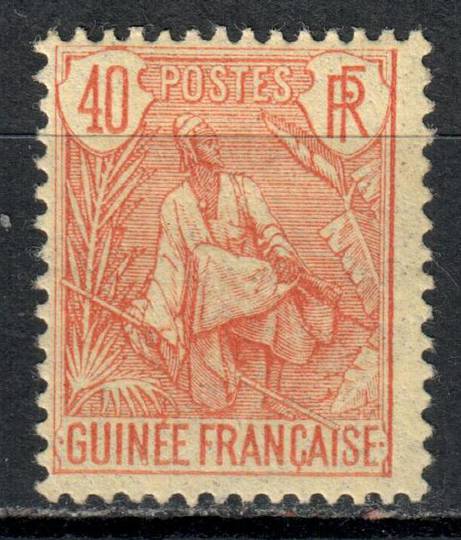 FRENCH GUINEA 1904 Definitive 40c Red on Straw. - 8983 - Mint
