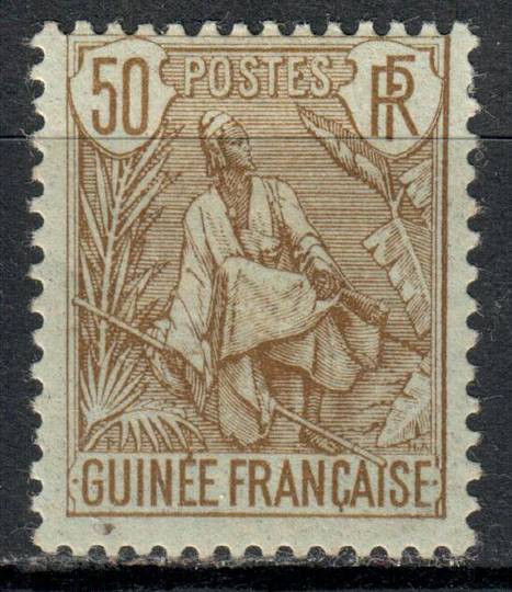 FRENCH GUINEA 1904 Definitive 50c Pale Brown on Pale Green. - 8984 - Mint