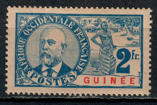 FRENCH GUINEA 1906 Definitive 2fr Blue on Rose. - 8987 - Mint