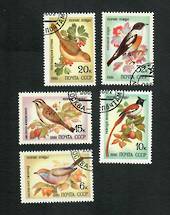 RUSSIA 1981 Song Birds. Set of 5. - 90009 - VFU