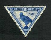 ICELAND 1930 Parliamentary Millenary Air 10a Blue and Grey-Blue. - 90017 - LHM