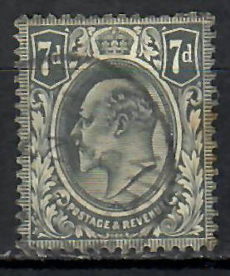 GREAT BRITAIN 1902 Edward 7th Definitive 7d Grey. - 9004 - VFU