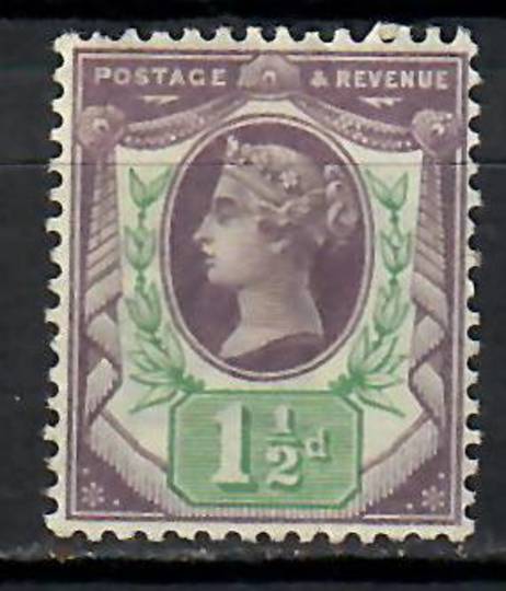 GREAT BRITAIN 1887 Victoria 1st Definitive 1½d Dull Purple and Pale Green. Minor gum crease. - 9036 - UHM