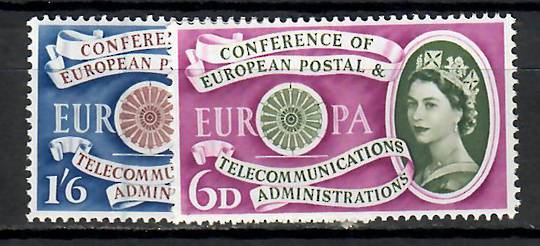 GREAT BRITAIN 1960 Europa. Set of 2. - 9065 - UHM