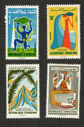 TUNISIA 1965 Mineral Waters. Set of 4. - 90893 - UHM