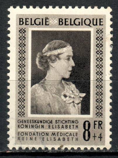 BELGIUM 1951 Queen Elizabeth Medical Foundation 8fr+4fr Blackish Brown. - 90979 - UHM