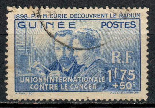 FRENCH GUINEA 1938 International Anti-Cancer Fund 1f75+50c Ultramarine. - 90999 - FU