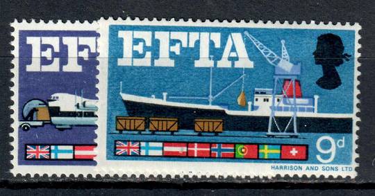 GREAT BRITAIN 1967 European Free Trade Association. Set of 2. - 9105 - UHM