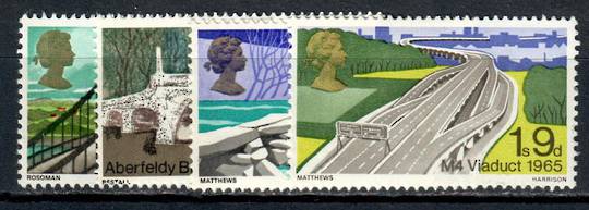 GREAT BRITAIN 1968 Bridges. Set of 4. - 9111 - UHM