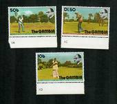GAMBIA 1976 11th Anniversary of Independence. Set of 3. - 91678 - UHM