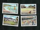 MONTSERRAT 1986 Tourism. Set of 4. The Golf stamp has an impercetible hinge mark. - 91684 - LHM